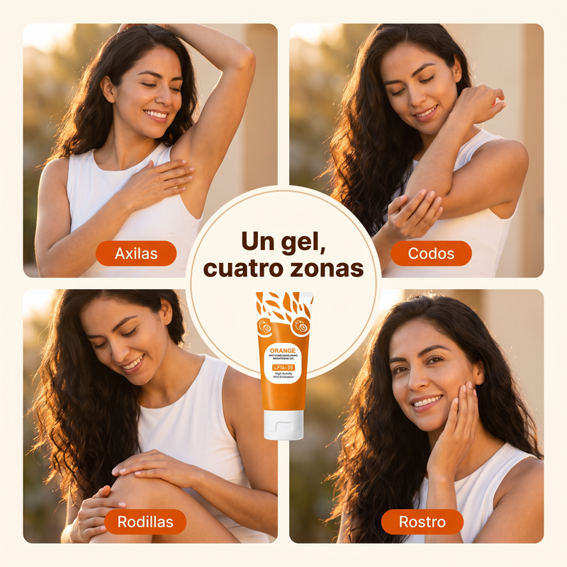Un gel, cuatro zonas