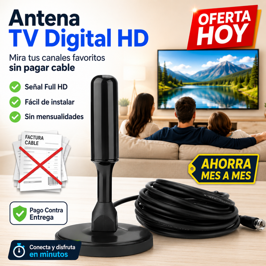 Antena Digital HD Para TV PLUS