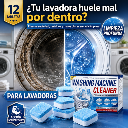 Kit Pastillas Limpieza Lavadora 12 pcs