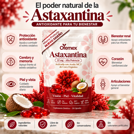 Astaxantina – El Antioxidante Más Potente de la Naturaleza