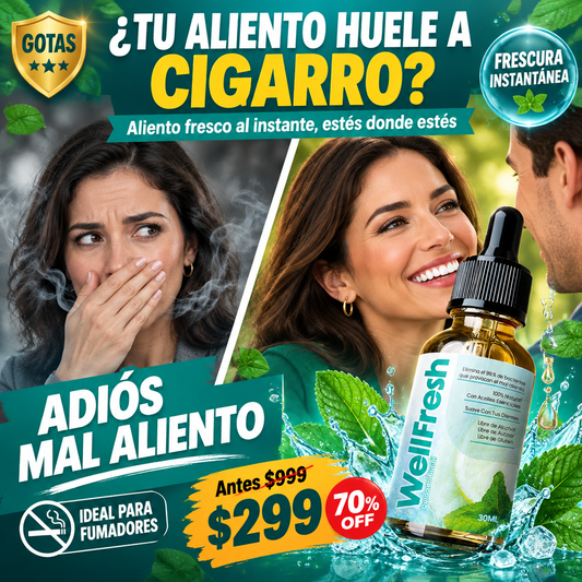 WellFresh Gotas Mal Aliento