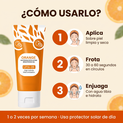 Cómo usar el gel exfoliante